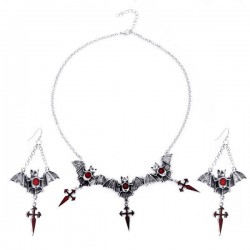 Wholesale Bat Necklace Set